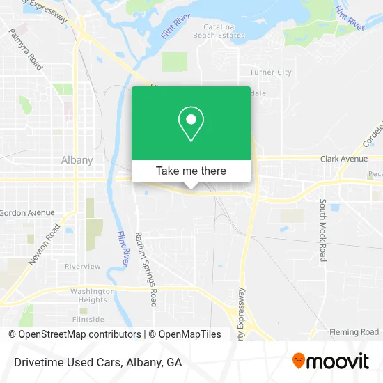 Drivetime Used Cars map