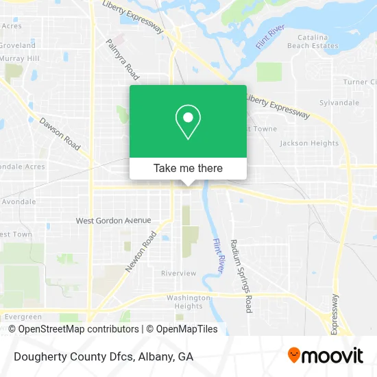 Dougherty County Dfcs map