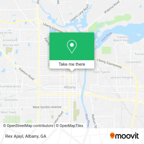 Rex Ajayi map