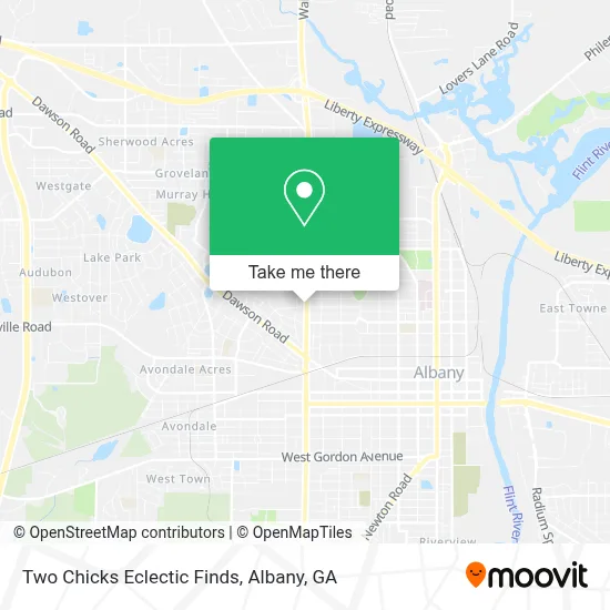 Two Chicks Eclectic Finds map