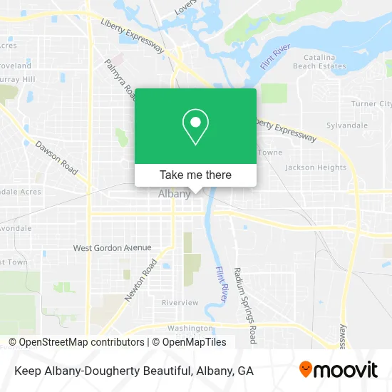 Keep Albany-Dougherty Beautiful map