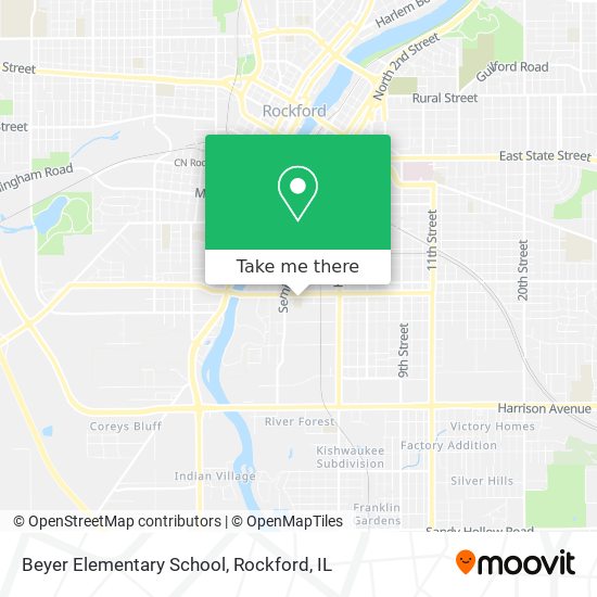 Beyer Elementary School map
