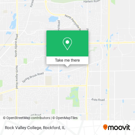 Rock Valley College map