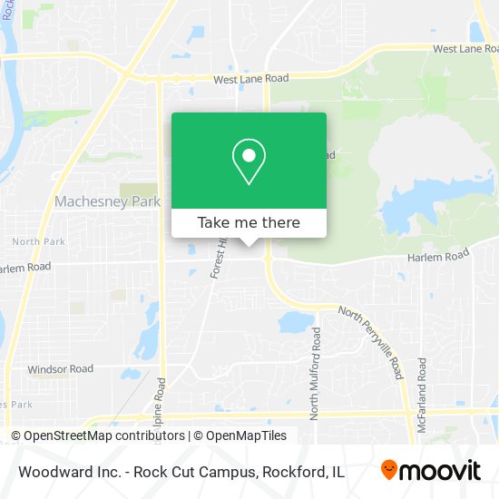 Woodward Inc. - Rock Cut Campus map