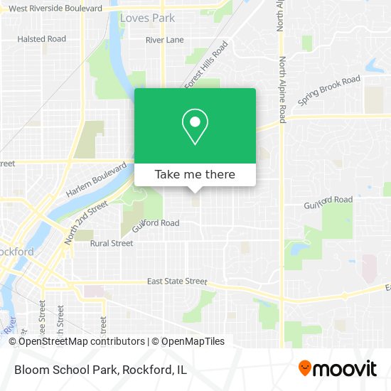 Bloom School Park map