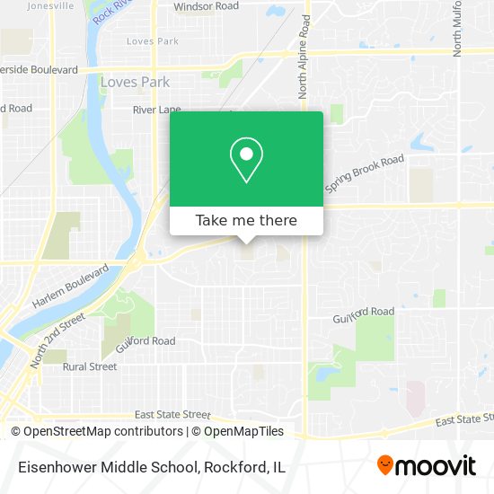 Eisenhower Middle School map