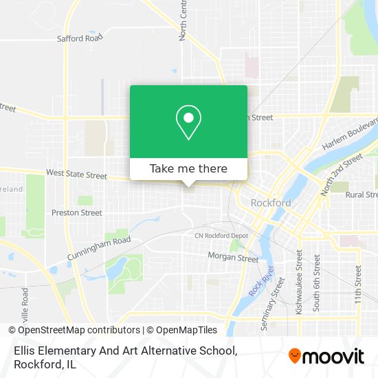 Ellis Elementary And Art Alternative School map