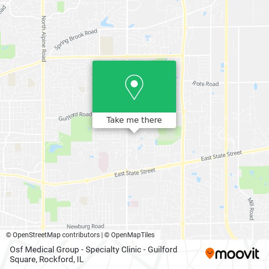 Osf Medical Group - Specialty Clinic - Guilford Square map