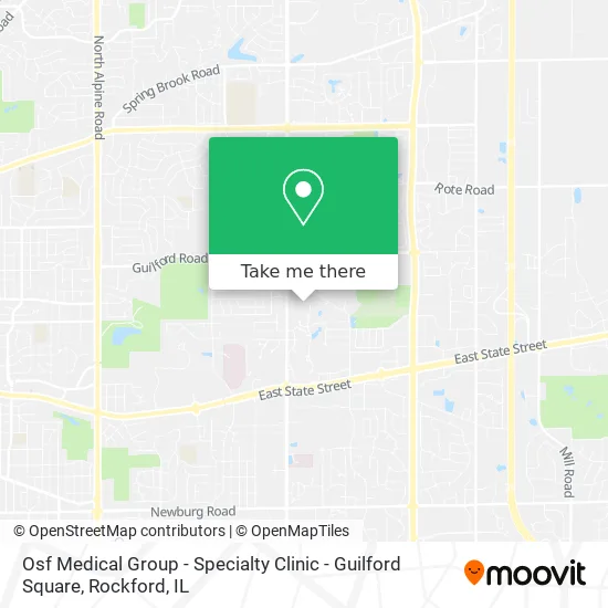 Osf Medical Group - Specialty Clinic - Guilford Square map