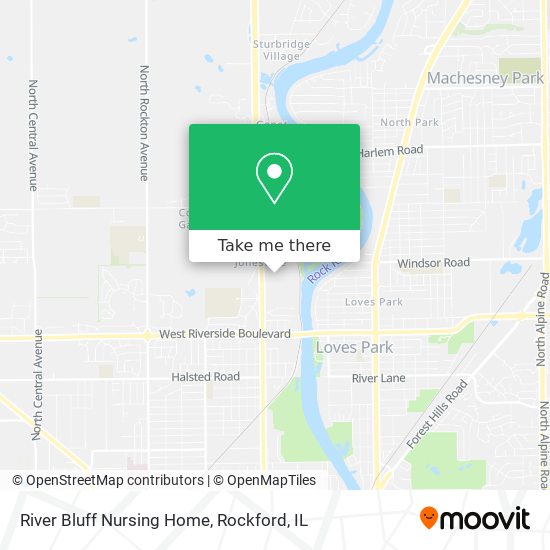 Mapa de River Bluff Nursing Home