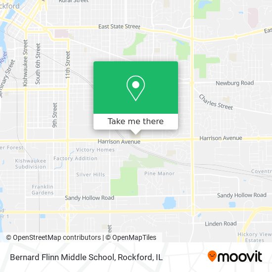 Bernard Flinn Middle School map