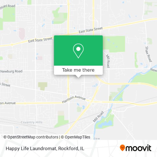 Mapa de Happy Life Laundromat