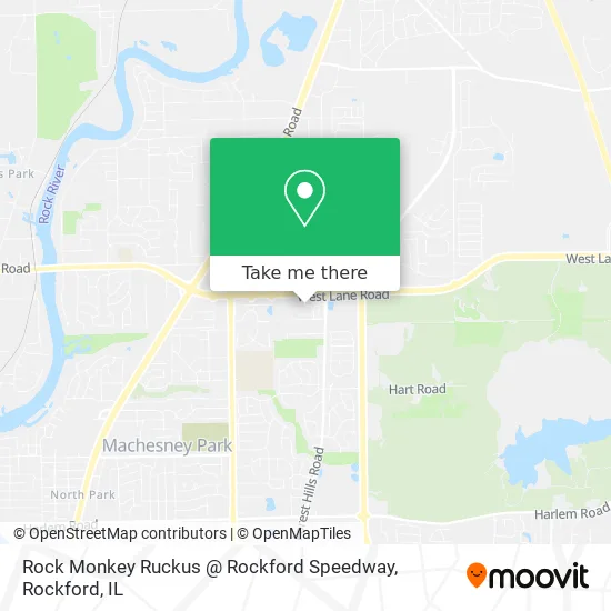 Rock Monkey Ruckus @ Rockford Speedway map