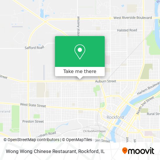 Mapa de Wong Wong Chinese Restaurant