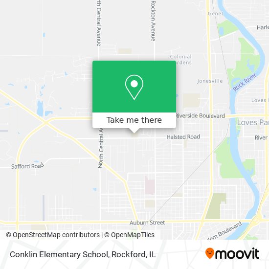Conklin Elementary School map