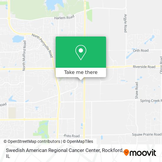 Swedish American Regional Cancer Center map