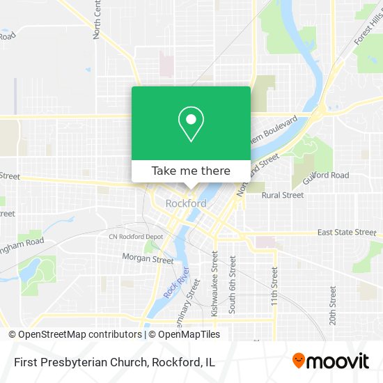 First Presbyterian Church map