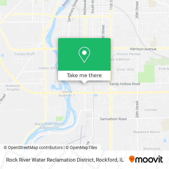 Mapa de Rock River Water Reclamation District