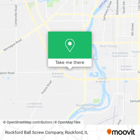 Rockford Ball Screw Company map
