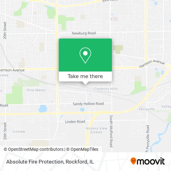 Absolute Fire Protection map