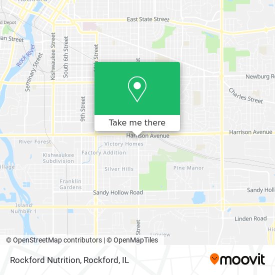 Rockford Nutrition map