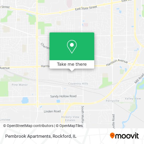 Mapa de Pembrook Apartments