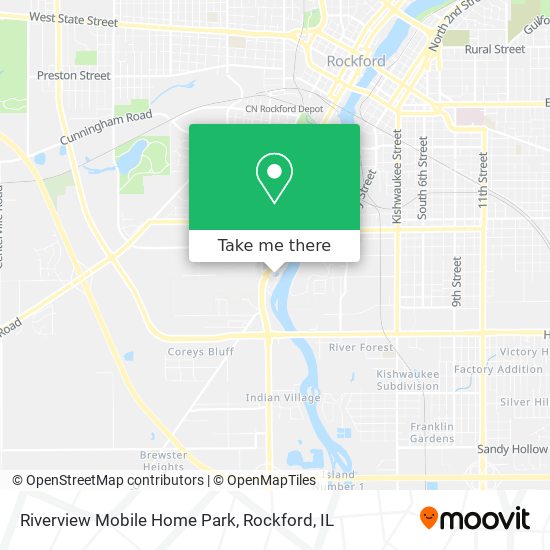 Riverview Mobile Home Park map
