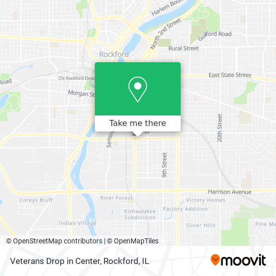 Mapa de Veterans Drop in Center