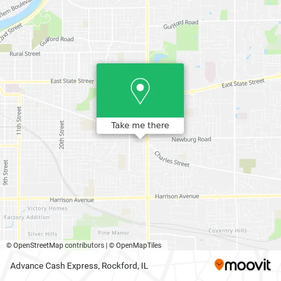 Advance Cash Express map