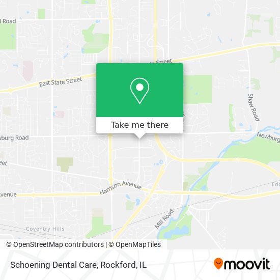 Mapa de Schoening Dental Care