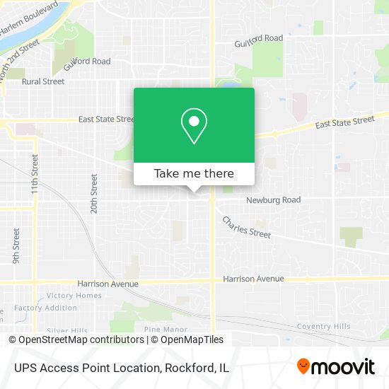 Mapa de UPS Access Point Location