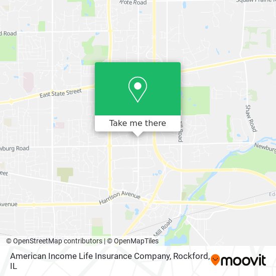 Mapa de American Income Life Insurance Company