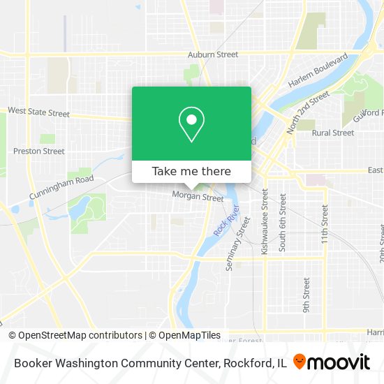 Booker Washington Community Center map