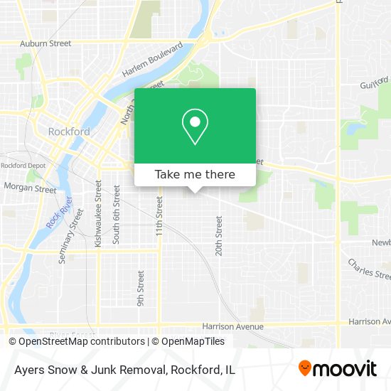Ayers Snow & Junk Removal map