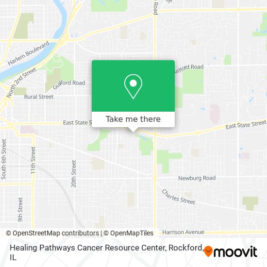 Healing Pathways Cancer Resource Center map