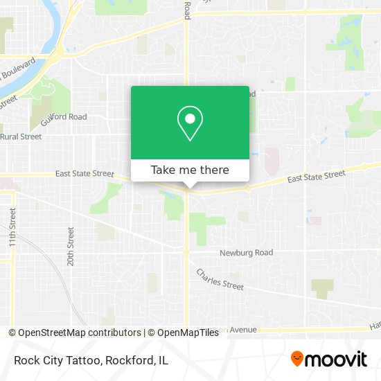 Mapa de Rock City Tattoo
