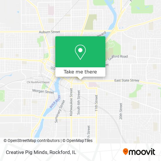 Creative Pig Minds map