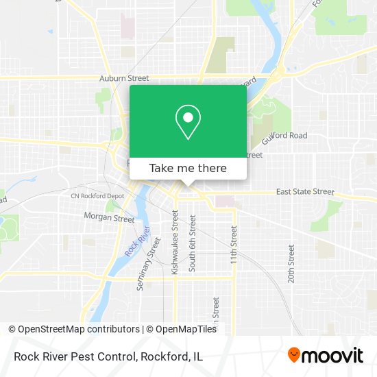Rock River Pest Control map