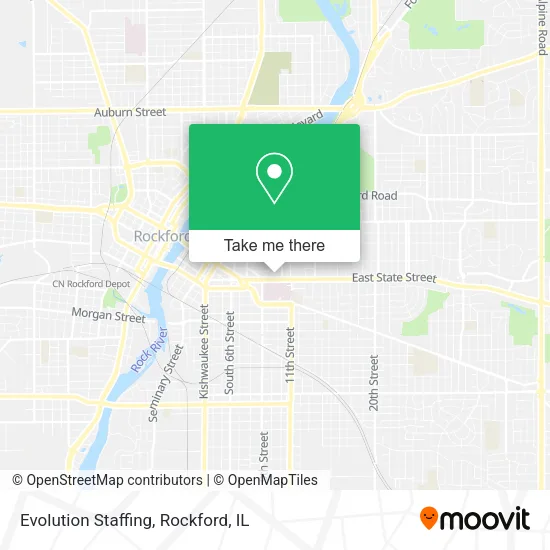 Evolution Staffing map