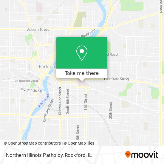 Northern Illinois Patholoy map
