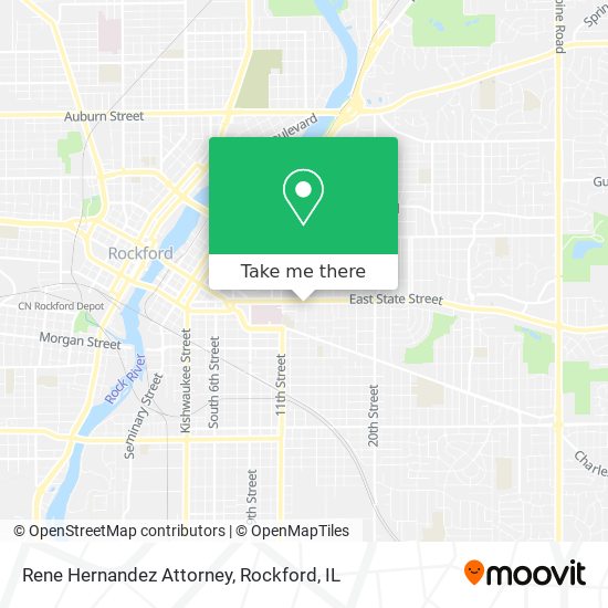 Mapa de Rene Hernandez Attorney