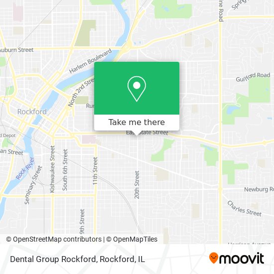 Mapa de Dental Group Rockford