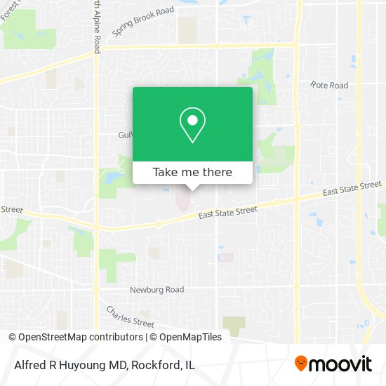 Alfred R Huyoung MD map