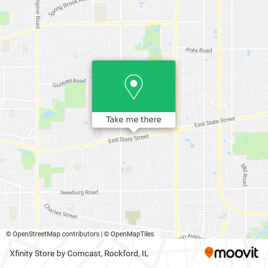 Mapa de Xfinity Store by Comcast
