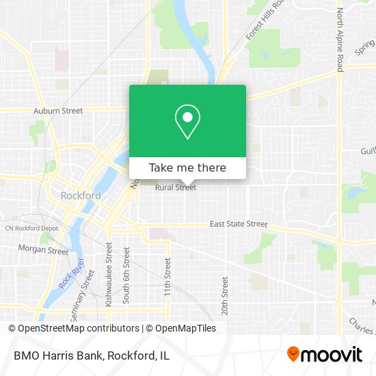 BMO Harris Bank map