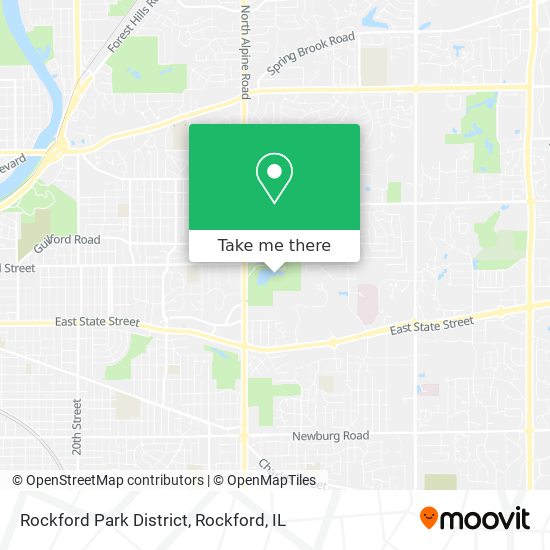 Mapa de Rockford Park District