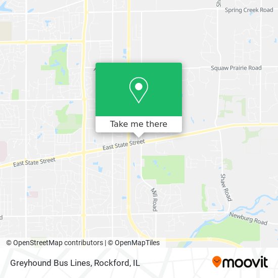 Greyhound Bus Lines map