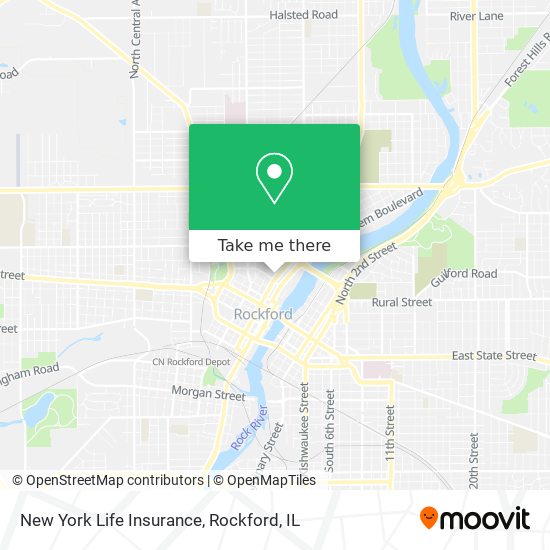 New York Life Insurance map