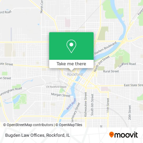 Bugden Law Offices map