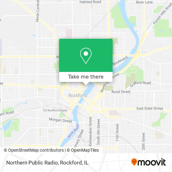 Northern Public Radio map